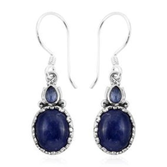 BALI LEGACY Tanzanite Earrings in Sterling Silver 10.60 ctw NWT - Picture 2 of 12